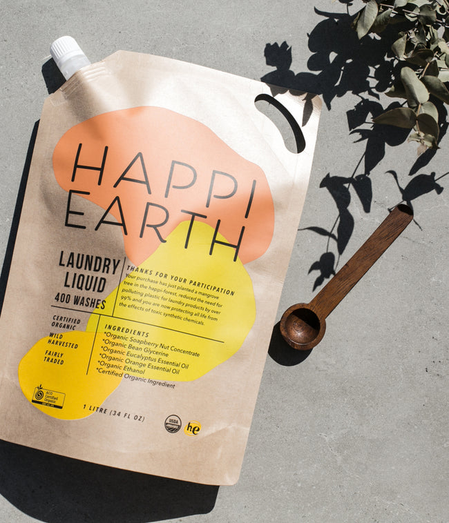 Happi Earth 認定オーガニック洗濯用洗剤 | ELEMINIST 通販 | 環境・人 