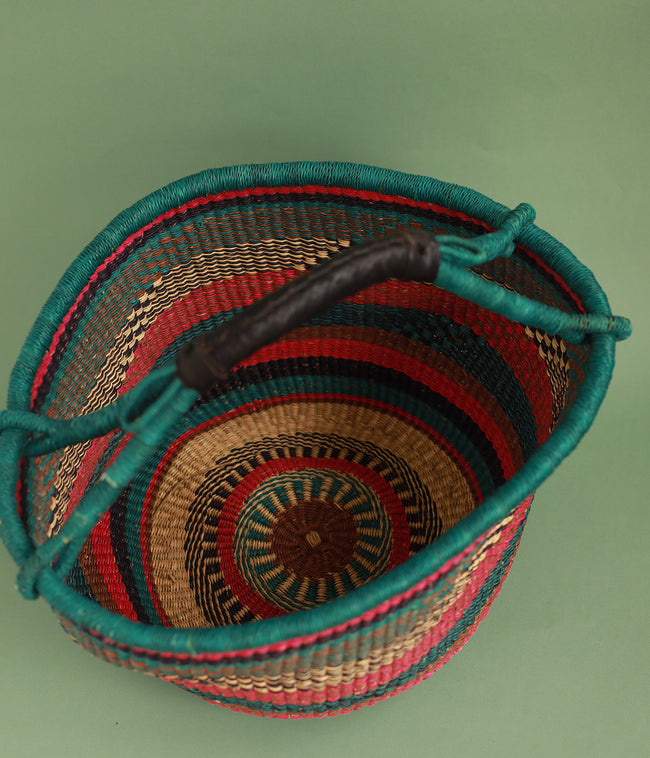アフリカ手編み レファントグラス かごバスケット | BOUGAINVILLEA 