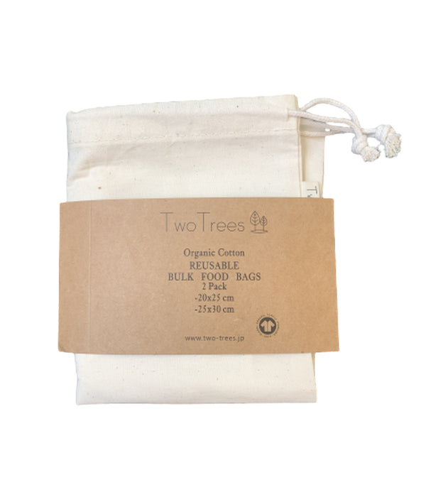   Two Tree (トゥーツリー)オリジナル、GOTS認証を得たオーガニックコットンで作ったフードバッグ